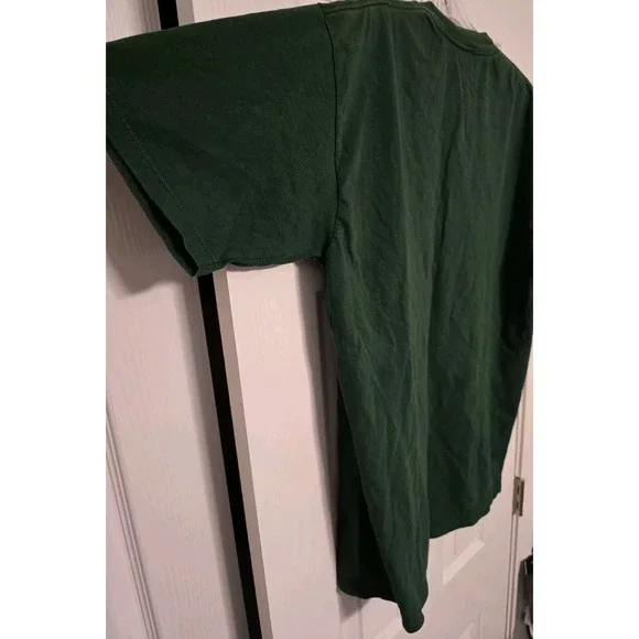 Vintage Jerzees New York City Green Short Sleeve T-Shirt Size Large Made In USA - Picture 12 of 14